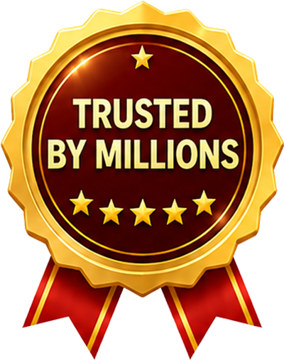 Trusted By Millions Badge